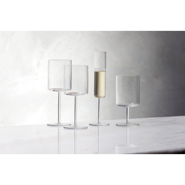Modo 13.5 oz Clear Tritan Crystal White Wine Glass Set