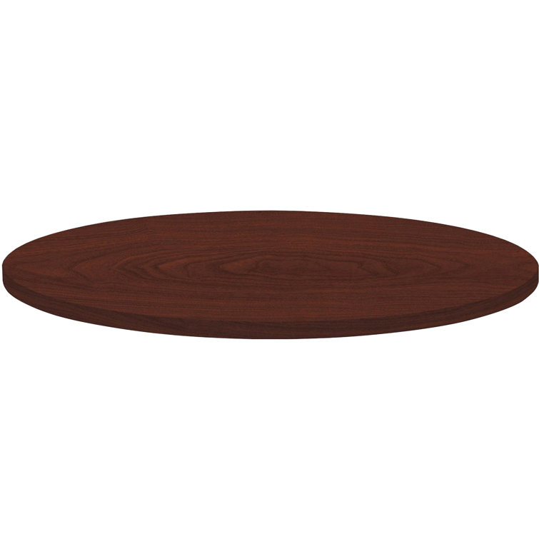 Mahogany Round High-Pressure Laminate Tabletop, 42" Diameter