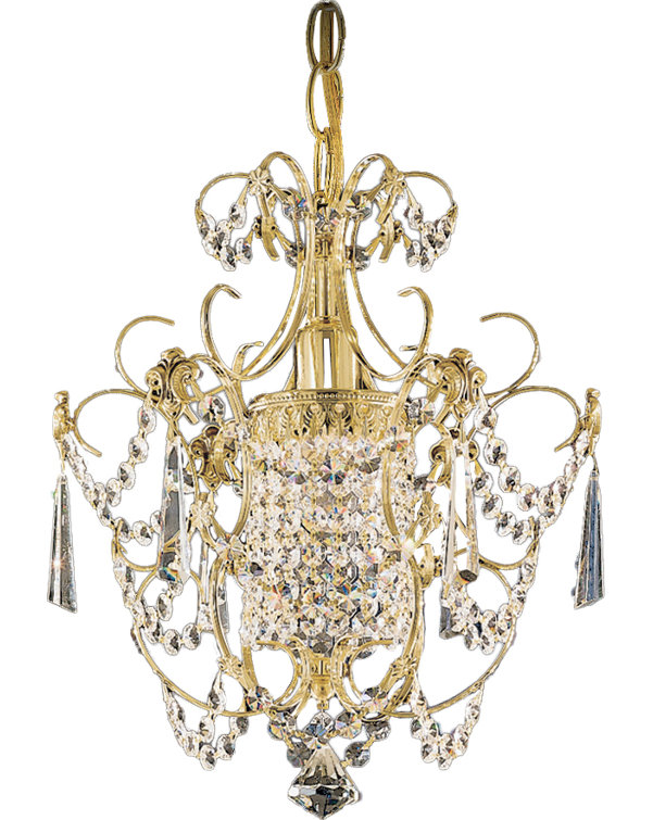 Aurelia 12.5'' Handcrafted Crystal Heirloom Pendant Light