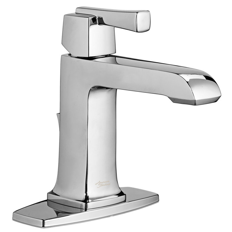 Manhattan Bridge Inspired Polished Chrome Single-Handle Bathroom Faucet