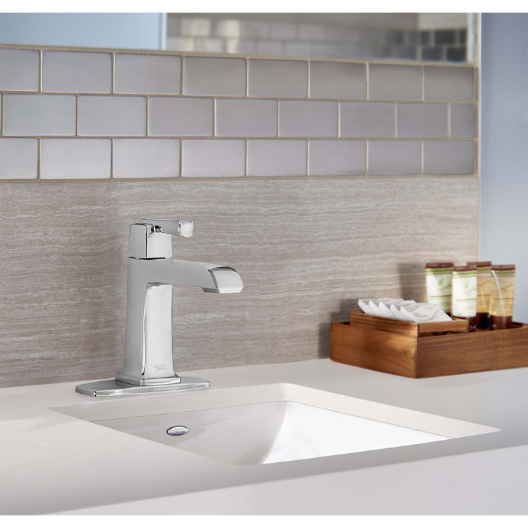Manhattan Bridge Inspired Polished Chrome Single-Handle Bathroom Faucet