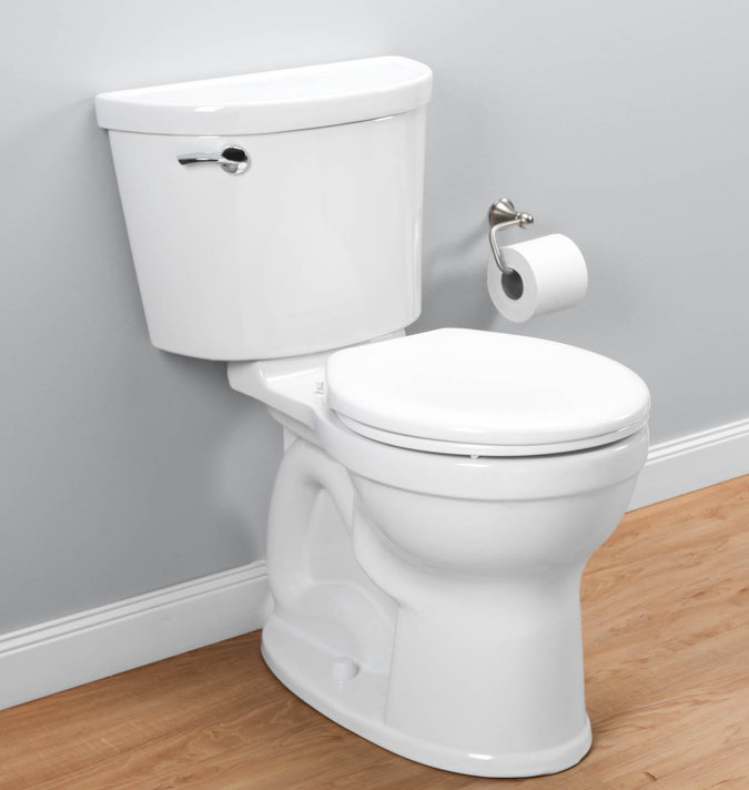 High Efficiency White Round Two-Piece Toilet