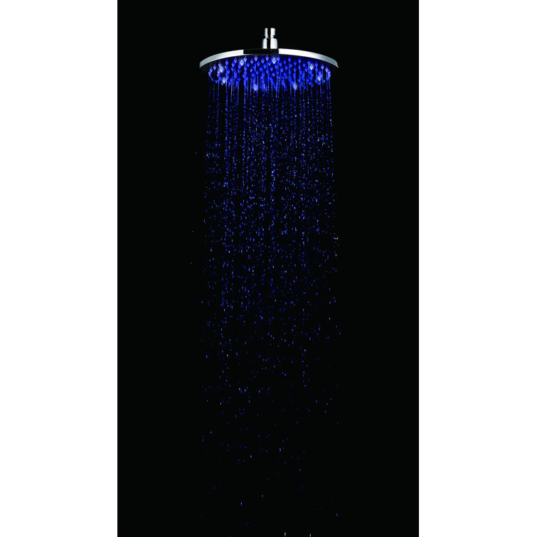 Polished Chrome 8" Round LED Rain Shower Head