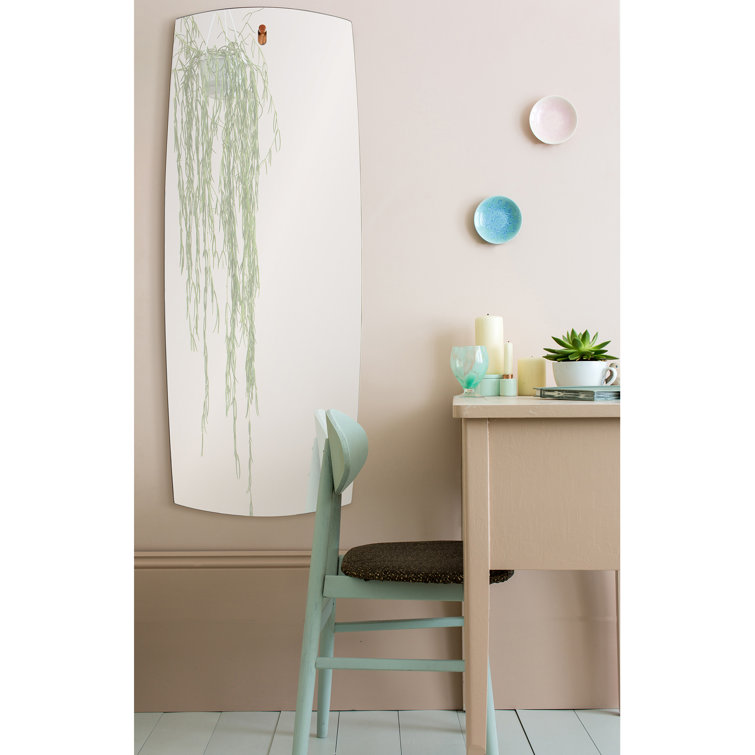 Beveled Glass Full Length Rectangular Wall Mirror