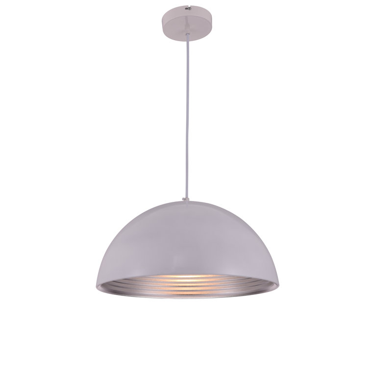 Burnished Nickel 15.5" Contemporary Pendant Light