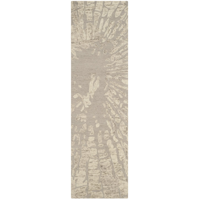 Hand-Tufted Elegance Wool Runner Rug in Winter Taupe - 2'3" x 8'