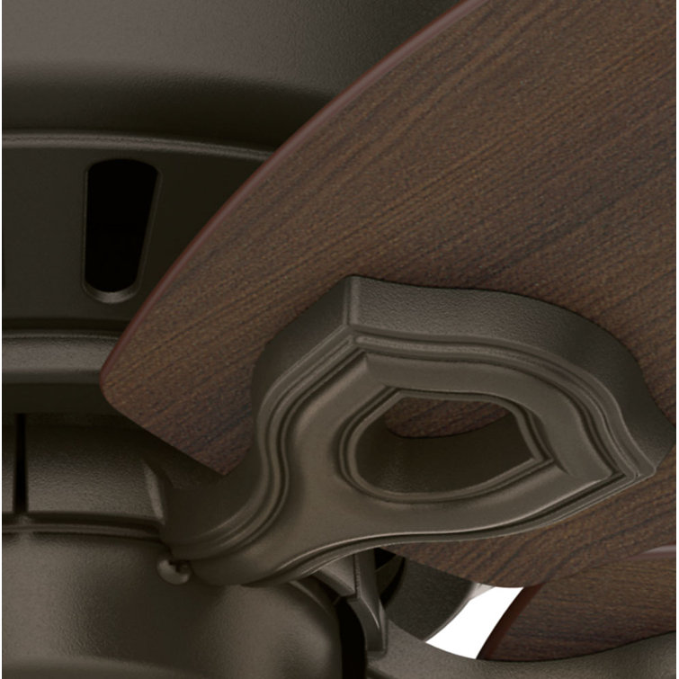 42" Bronze Low Profile Ceiling Fan with LED Light Kit