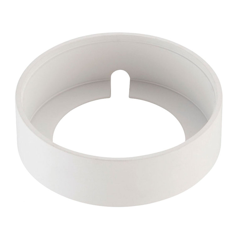 White Round Surface Mount Collar for LED Lighting