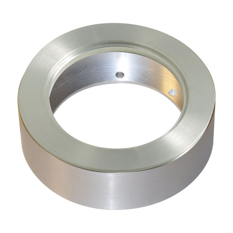 Brushed Aluminum Indoor LED Light Mounting Collar