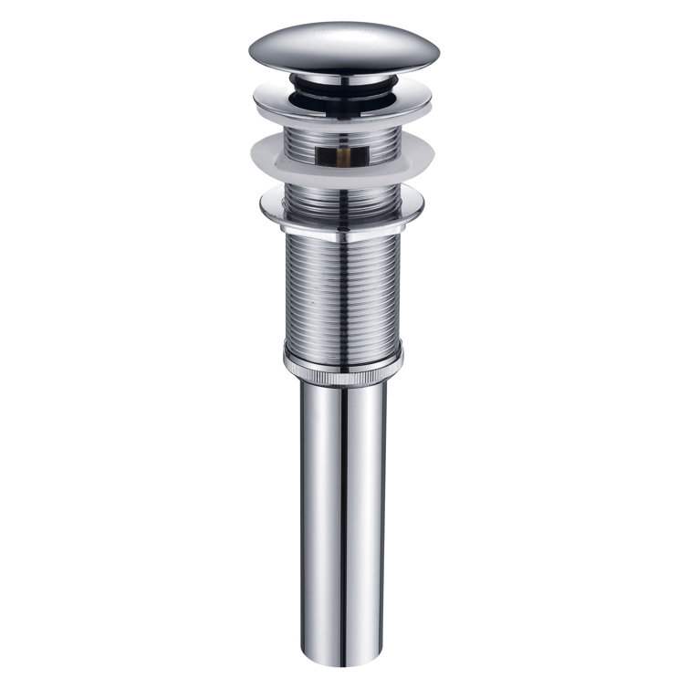 Chrome Pop-Up Drain for Vessel Sinks