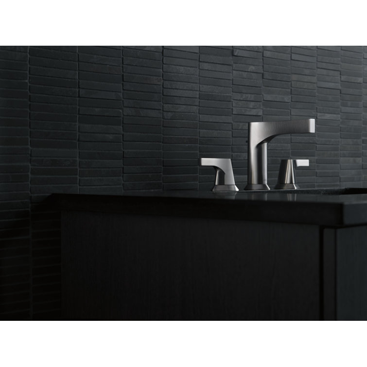Stainless Steel Modern Widespread Bathroom Faucet