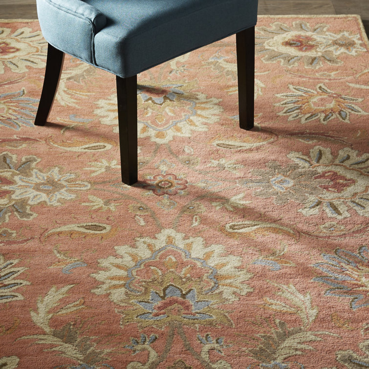 Hand-Tufted Artisan Wool Rug in Rich Red, 2'x3'