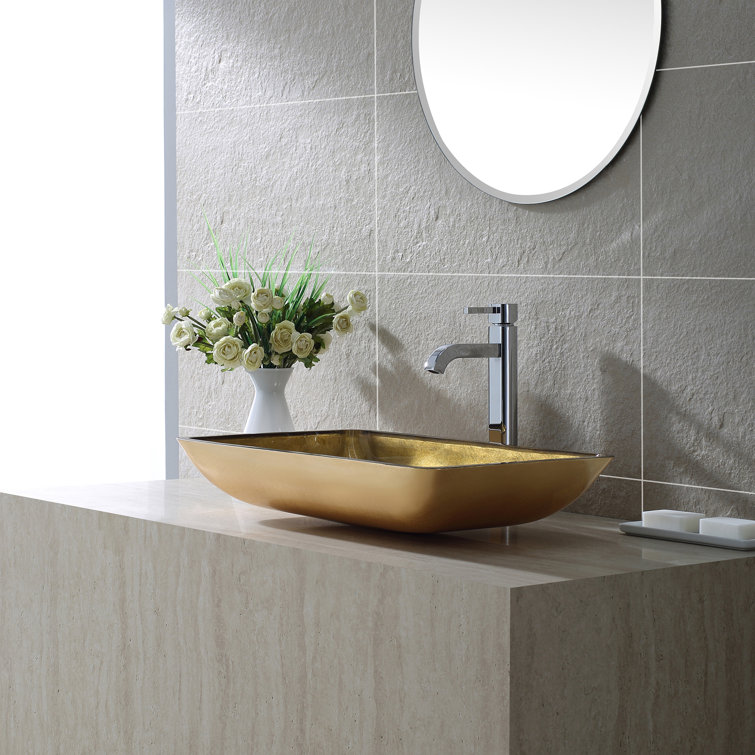 Sleek Satin Nickel Single Lever Vessel Faucet in Chrome