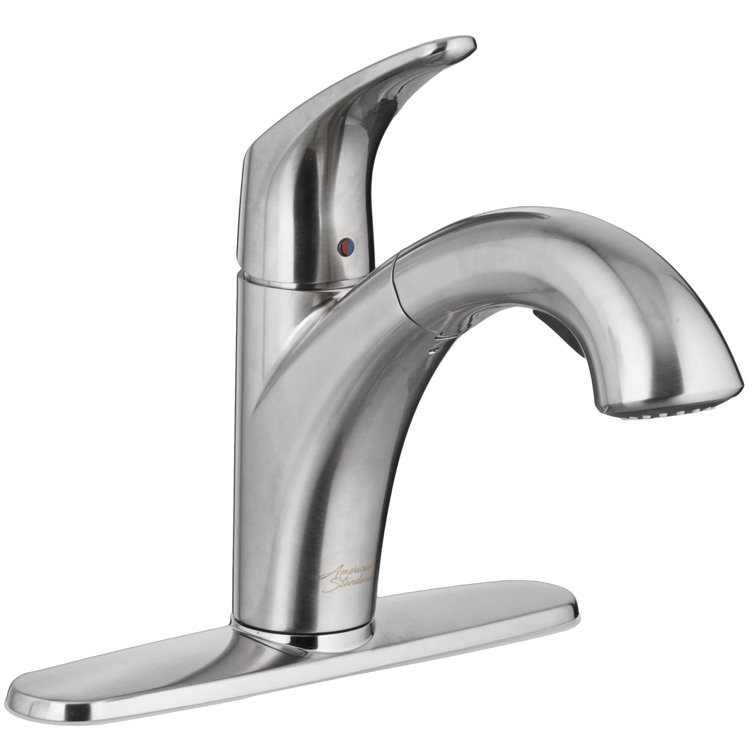 Stainless Steel Single Handle Pull-Out Kitchen Faucet