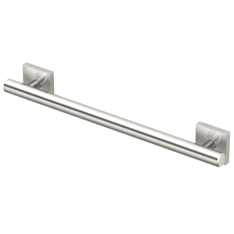 Elevate 18" Satin Nickel Stainless Steel Wall Mount Grab Bar