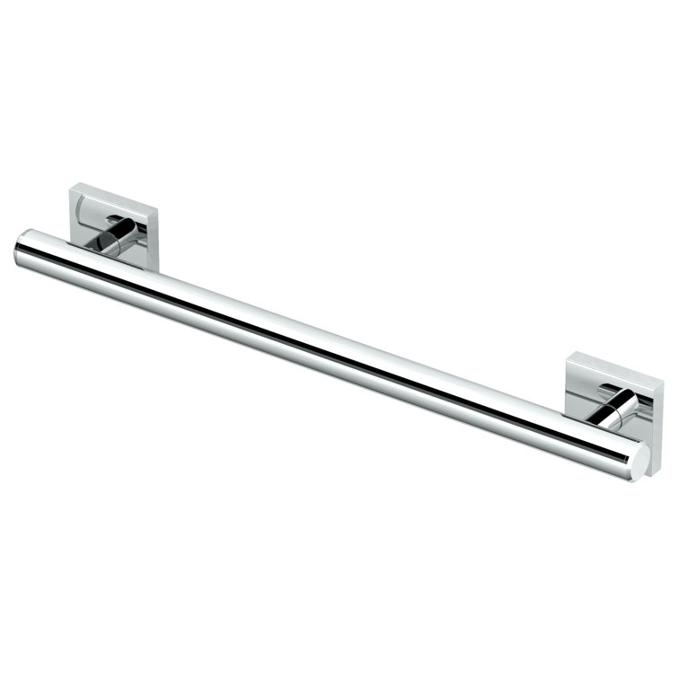 Elevate 18" Satin Nickel Stainless Steel Wall Mount Grab Bar