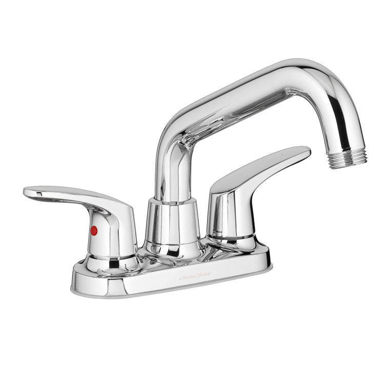 Polished Chrome Dual Handle Utility Faucet
