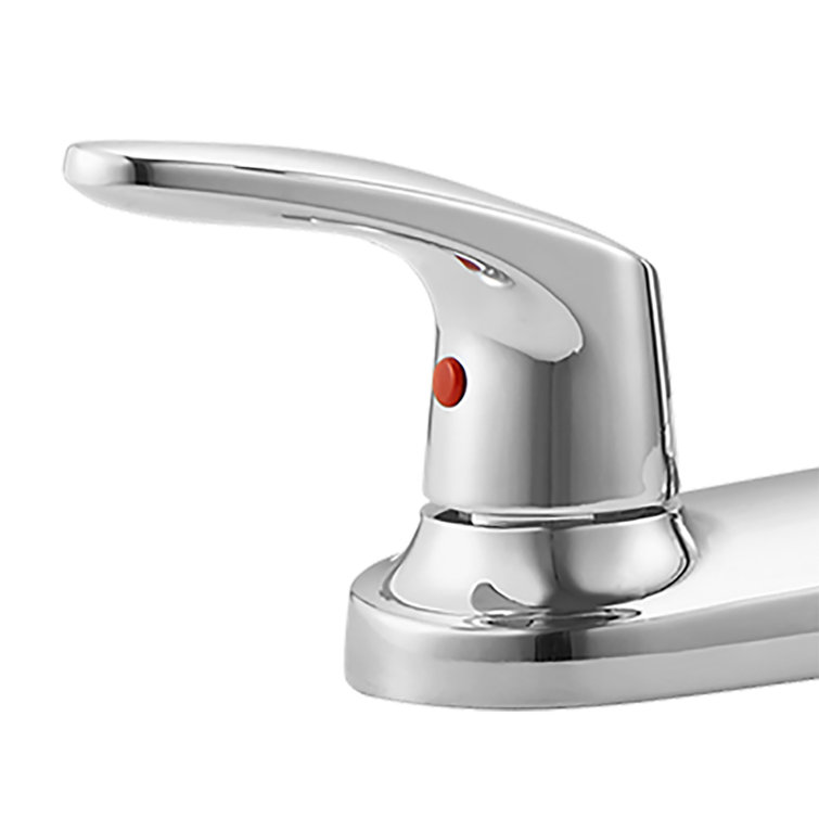 Polished Chrome High Arc Two-Handle Kitchen Faucet
