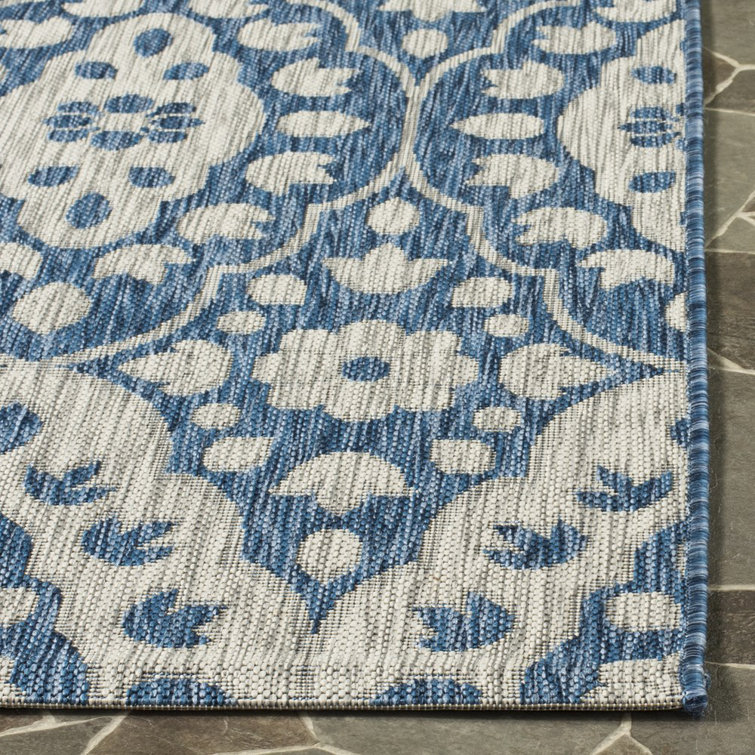 Handmade Luxe Gray Medallion Tufted Runner Rug