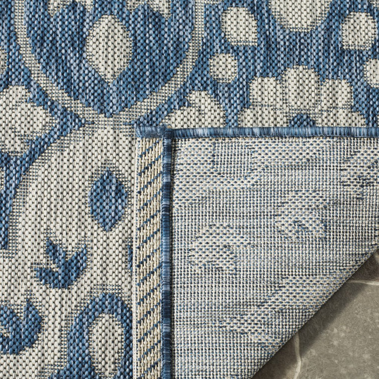 Handmade Luxe Gray Medallion Tufted Runner Rug