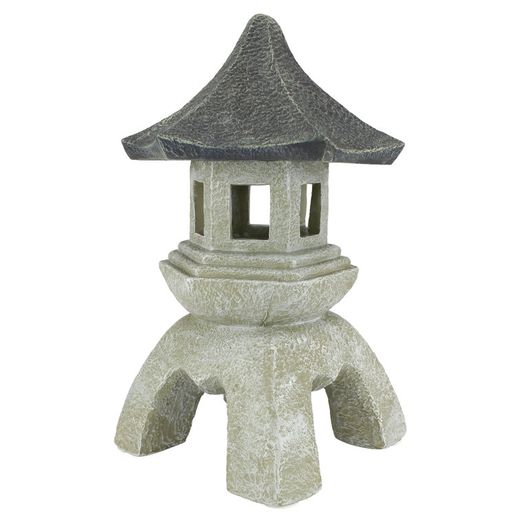 Medium Pagoda Lantern in Designer Resin