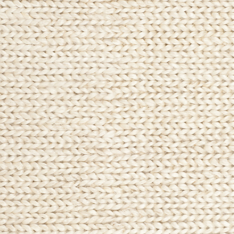 Ivory Flat Woven Handmade Jute Area Rug, 9' x 12'