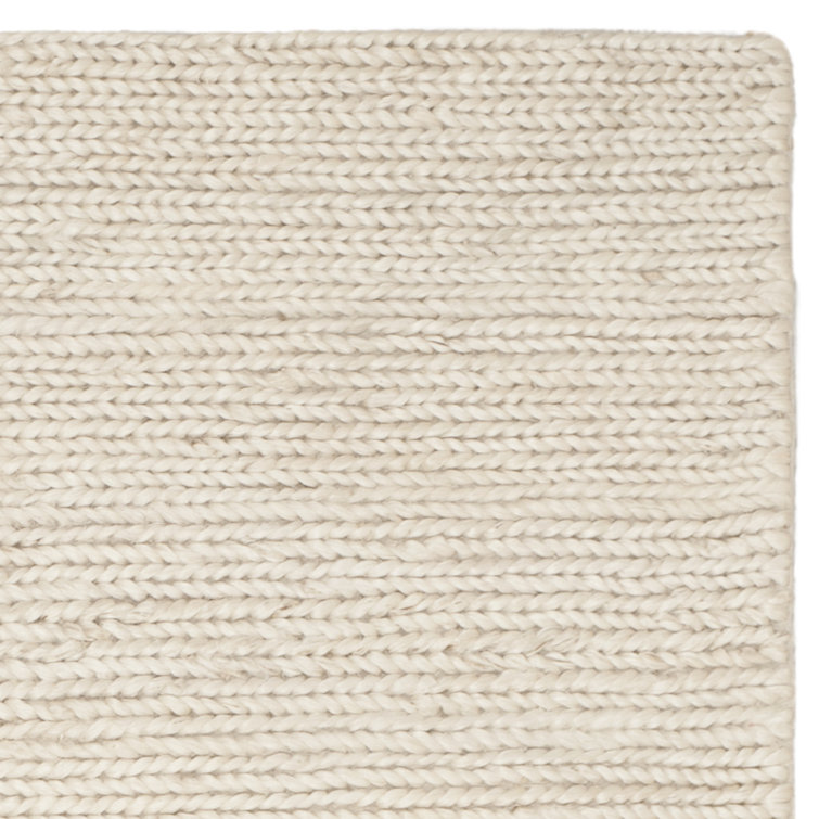 Ivory Flat Woven Handmade Jute Area Rug, 9' x 12'