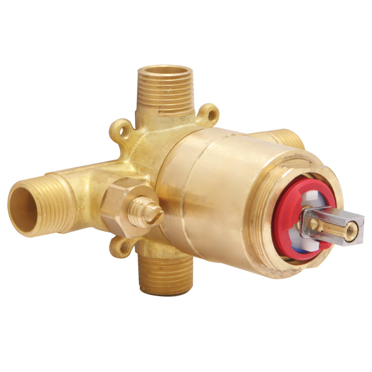 Brass Pressure Balance Shower Valve with Ceramic Disk