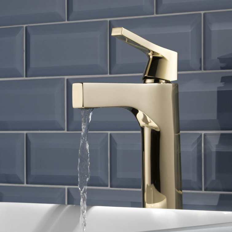 Polished Nickel Single Hole Vessel Bathroom Faucet