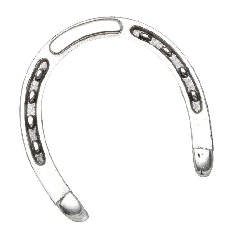 Arthur Court Silver Aluminum Horseshoe Napkin Weight