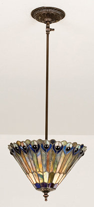 Mahogany Bronze 29" Farmhouse Glass Pendant Light
