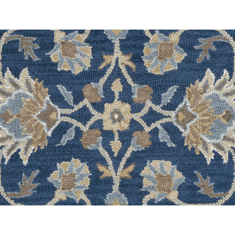 Ashlyn Traditional Oriental Hand-Tufted Wool Rug 8' x 10' - Blue