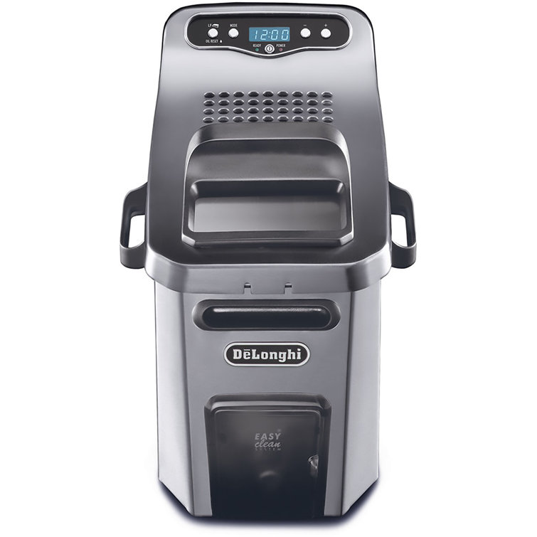 DeLonghi Stainless Steel Digital Deep Fryer with Easy Clean System