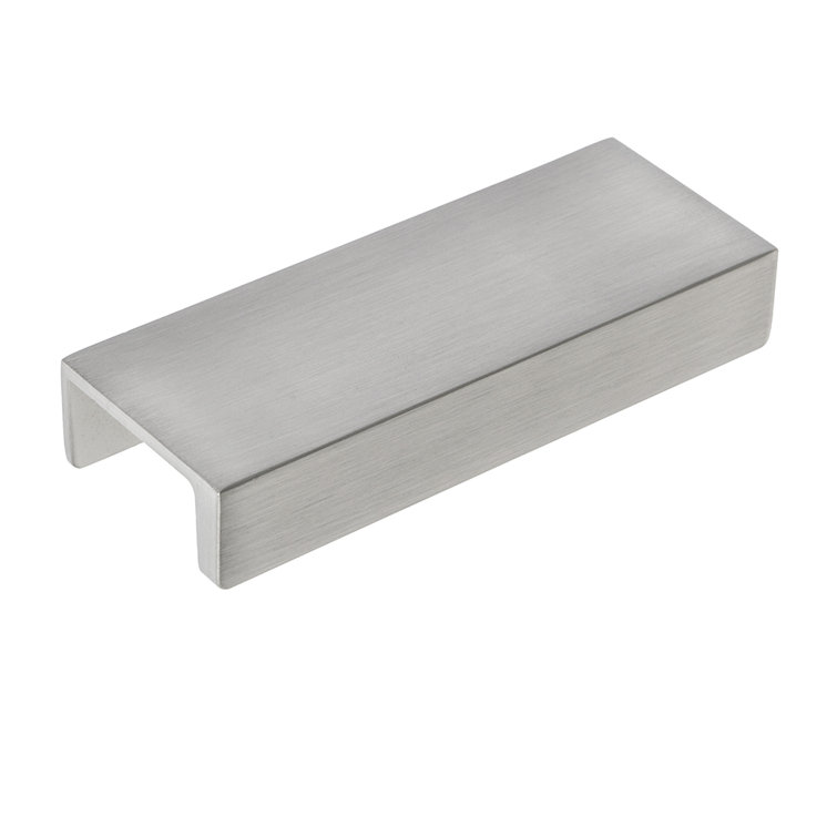 Martin 3" Satin Nickel Rectangular Finger Pull