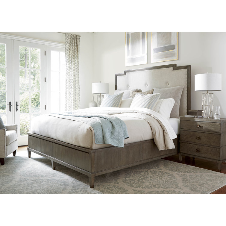 Transitional 3-Drawer Brown Nightstand with Sleek Design