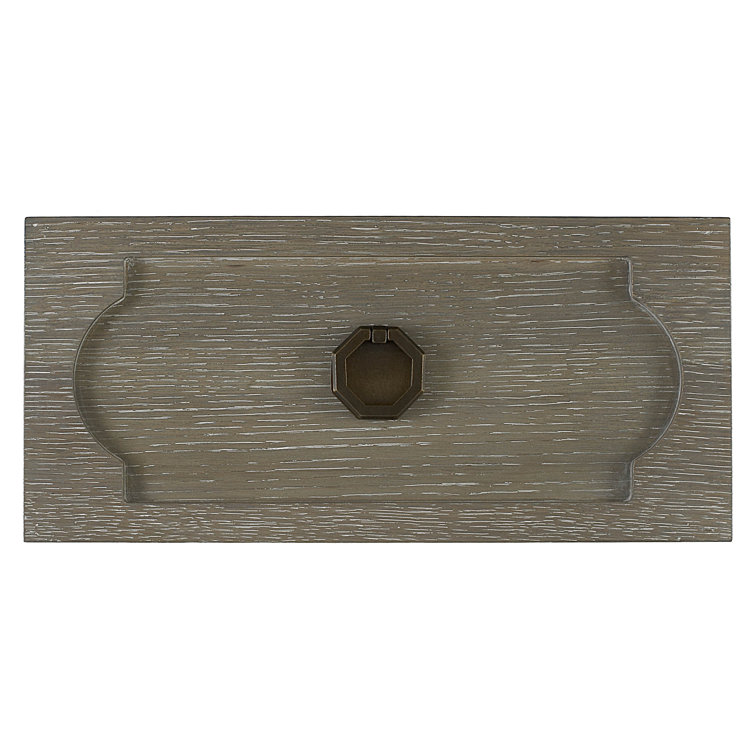 Transitional Smoke on the Water 4-Drawer Oak Dresser