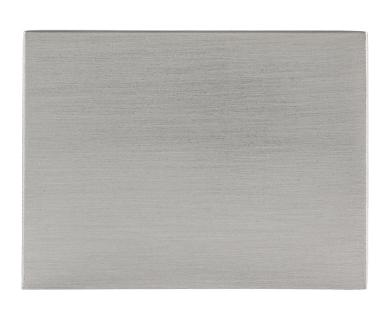 Satin Nickel 1 1/4" Modern Finger Pull with Mounting Hardware