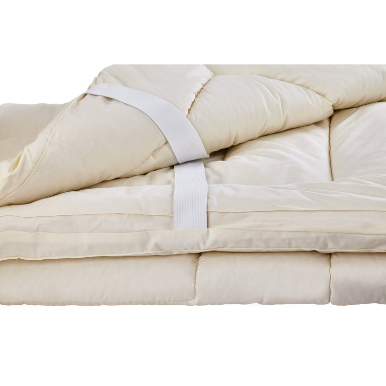 Twin Size Cozy Nest Washable Wool Mattress Topper