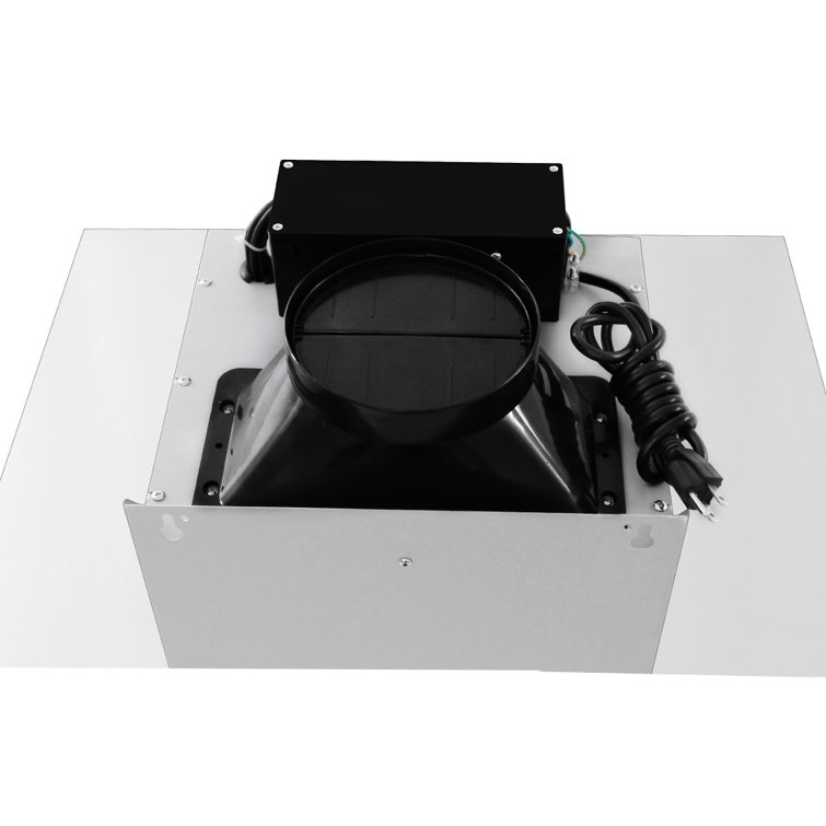 36" Stainless Steel Wall Mounted Range Hood with Electronic Controls