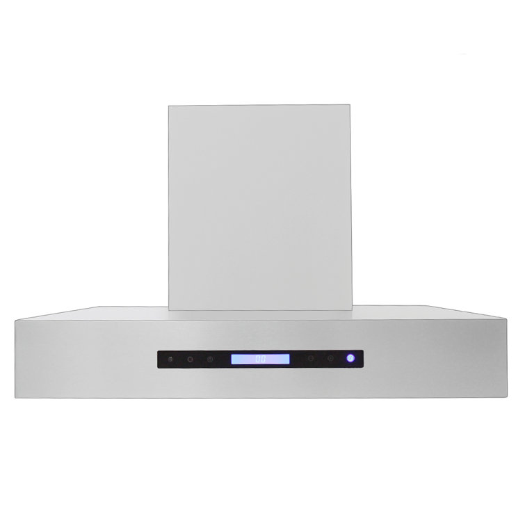 36" Stainless Steel Wall Mounted Range Hood with Electronic Controls