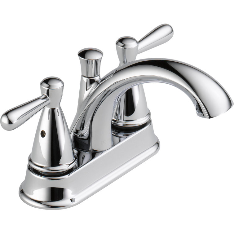 Sleek Chrome Lever-Handle Centerset Bathroom Faucet with Pop-Up Drain