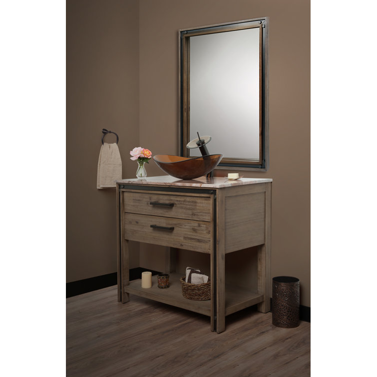 Tea-Tinted Oval Glass Above-Counter Vessel Sink