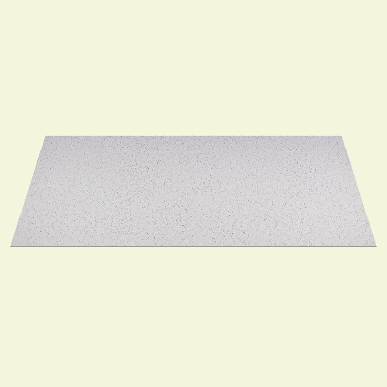 White Matte PVC 2' x 4' Waterproof Ceiling Tile