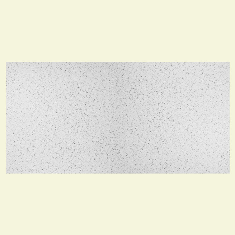 White Matte PVC 2' x 4' Waterproof Ceiling Tile