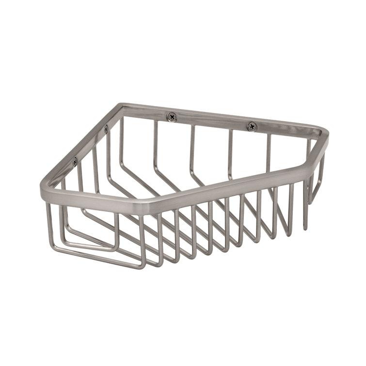 Polished Chrome Wall Mount Stainless Steel Shower Basket