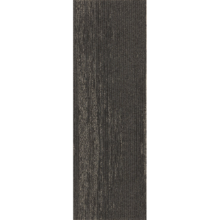 Mohawk Elite Grey Vinyl Backed Nylon Fiber Carpet Tiles
