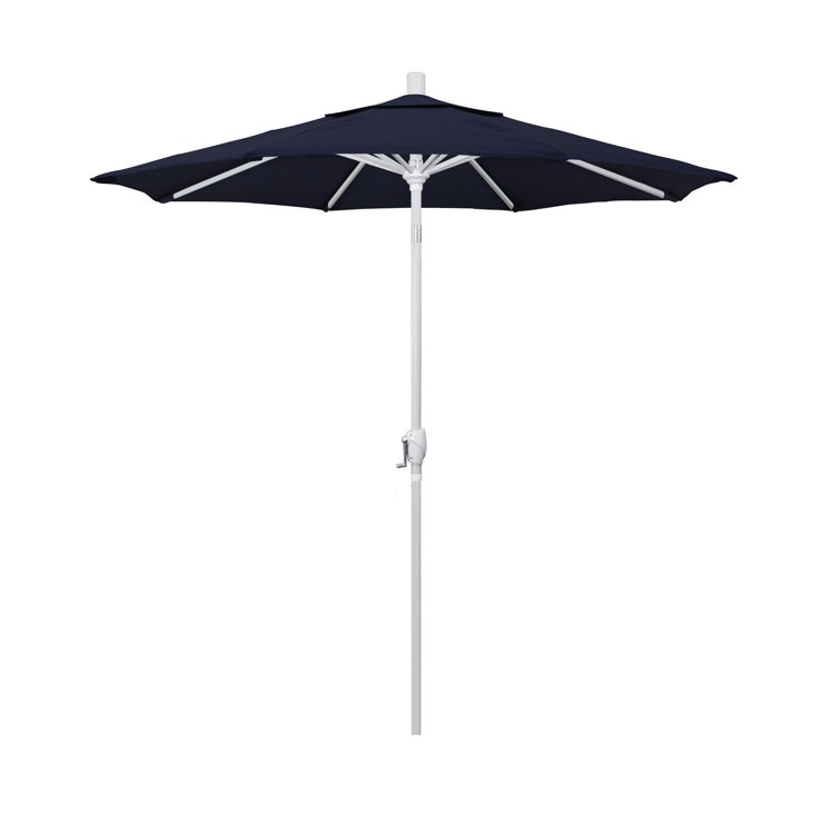Navy Blue Pacifica Octagonal Outdoor Umbrella with Metal Pole