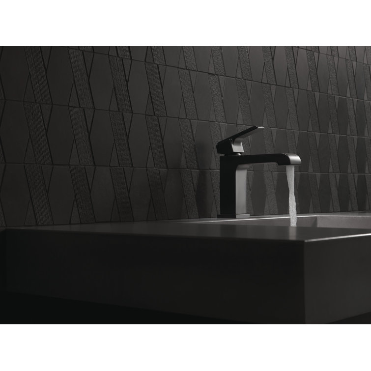 Sleek Modern Stainless Steel Single Hole Bathroom Faucet