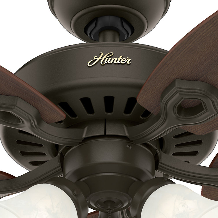 Elegant 42" New Bronze Ceiling Fan with Cherry & Mahogany Blades