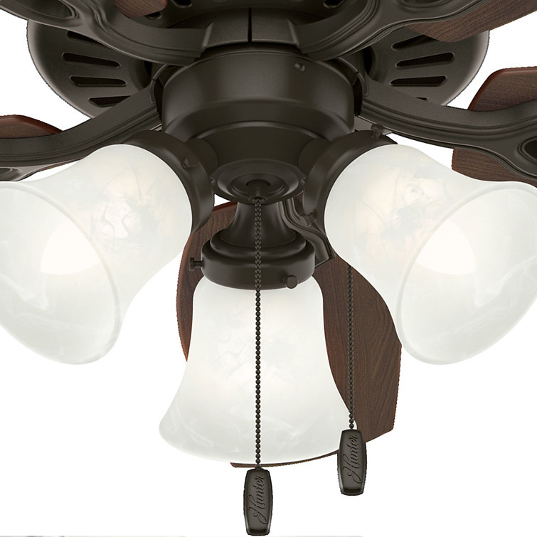 Elegant 42" New Bronze Ceiling Fan with Cherry & Mahogany Blades